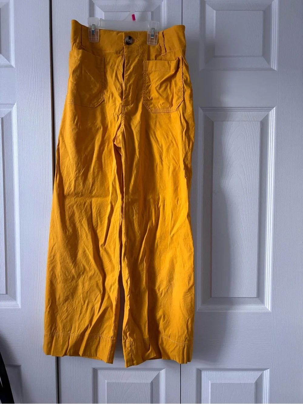 Maeve Colette Pants in Mustard Yellow - Picture 2 of 6